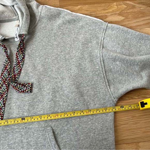 Free People Movement Chill Out Gray Hoodie Pullover Sweatshirt - Picture 7 of 8